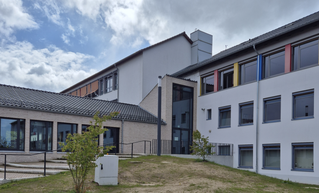 Der neue Eingang